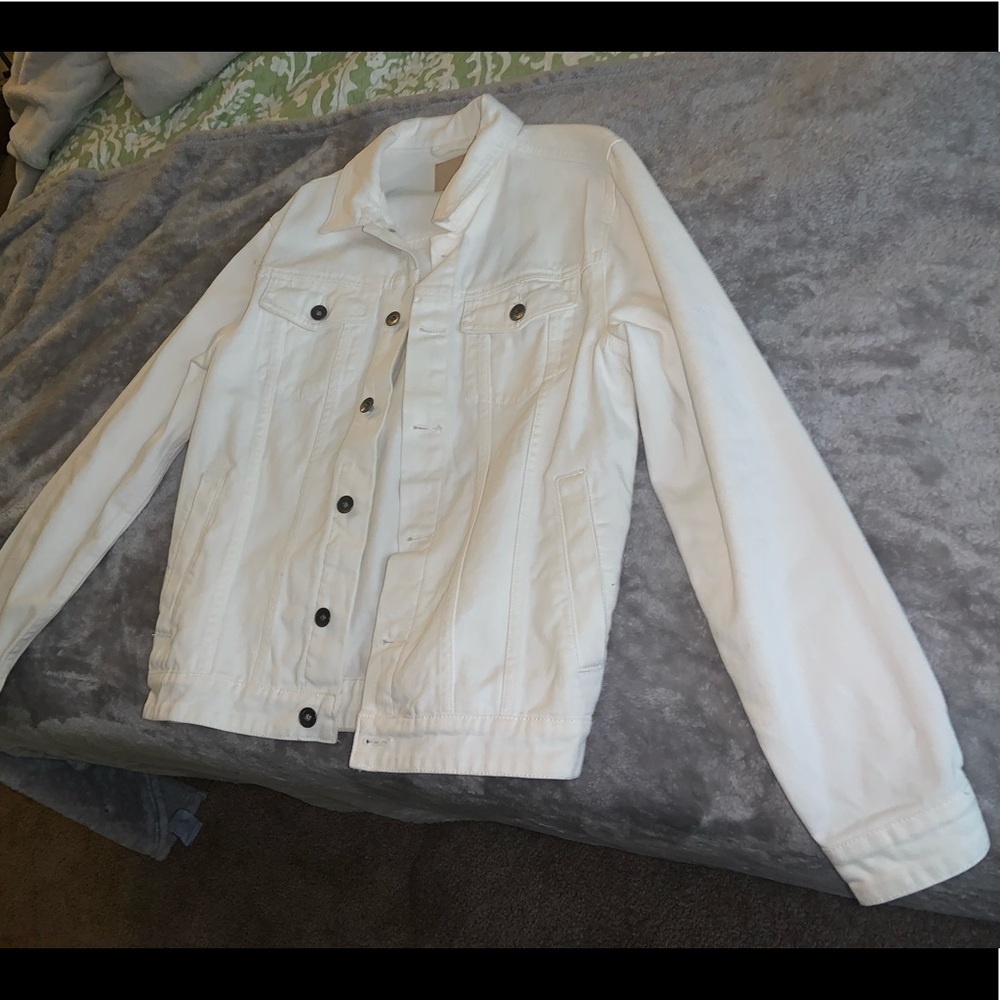 Cotton On White Denim Jacket